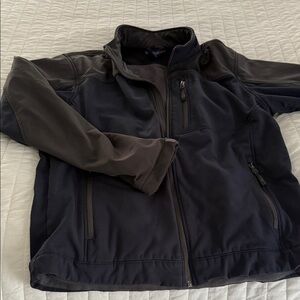 Free Country Black and Gray Windbreaker Jacket